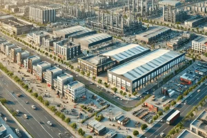 industrial plot with shads and commercial plot on M.G Road Ghaziabad